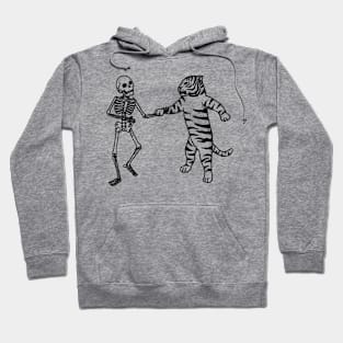 Skeleton Tiger dance Hoodie